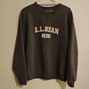 L.L. Bean Crew Neck Logo Sweatshirt Sz. M